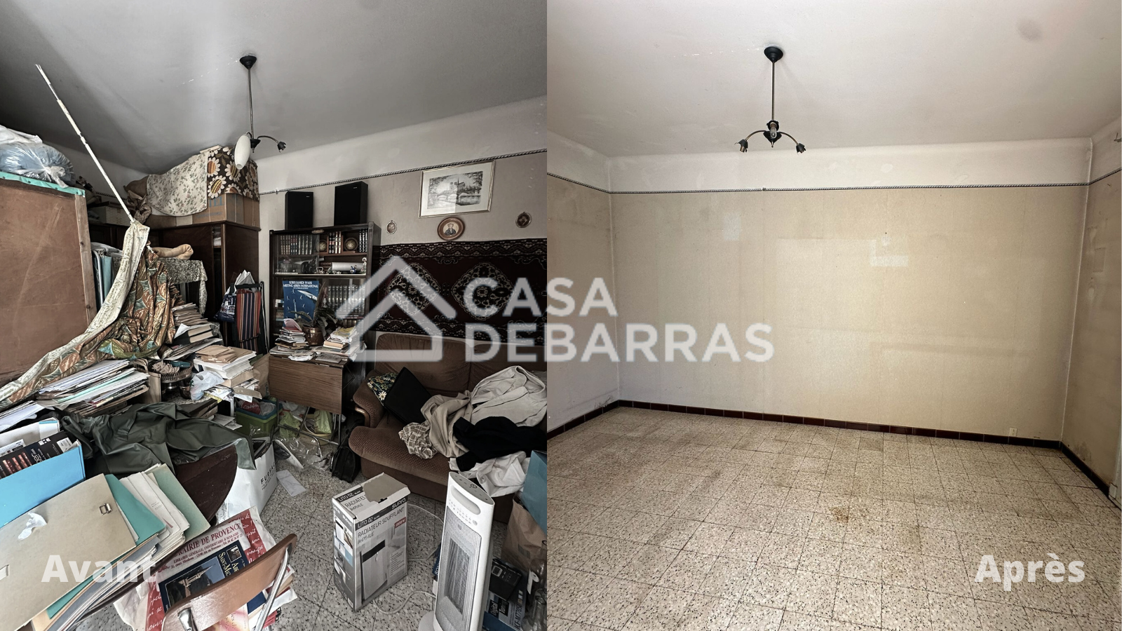 Débarras d'un appartement suite départ en maison de retraite Débarras d'un appartement suite départ en maison de retraite